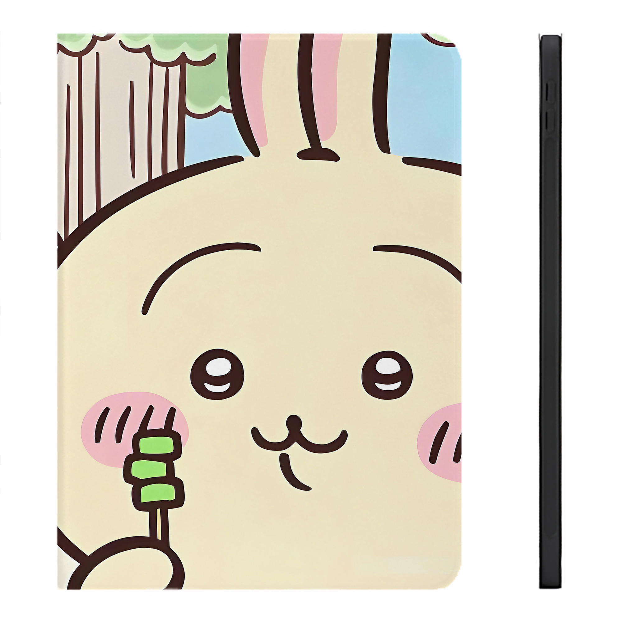 （画像用） ちいかわ Chii-kawa IPadケース ペンホルダー付き ブックスタイルデザイン